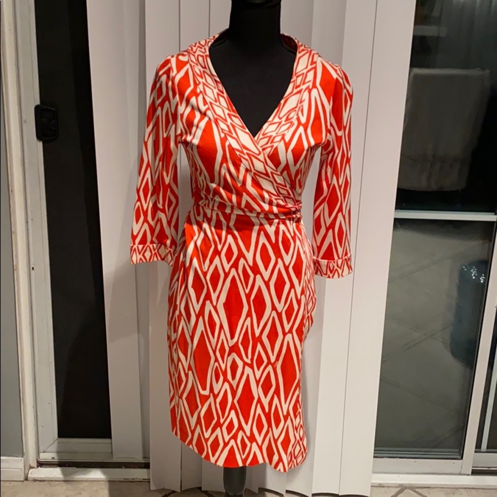 DVF CORAL DRESS - Picture 2 of 6